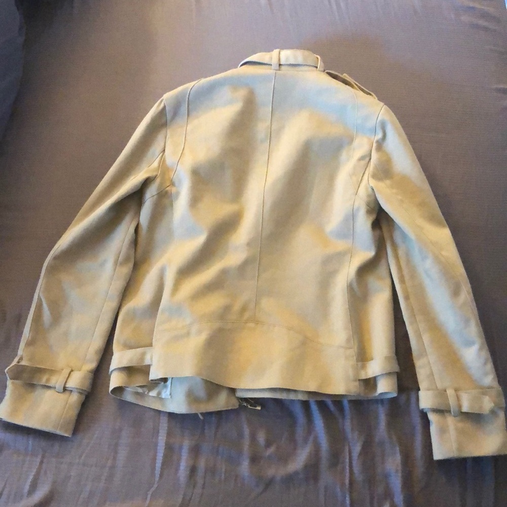 Alice Ritter tan canvas moto jacket - Picture 2 of 6